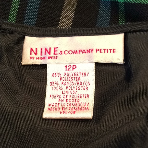 Nine & Company Petite by Nine West Plaid Skirt - Picture 6 of 7
